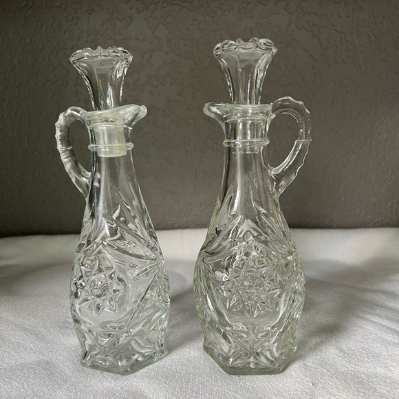 Anchor Hocking Other - vintage Anchor Hocking Star of David oil or vinegar cruet.